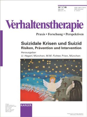 cover image of Verhaltenstherapie: Suizidale Krisen: Prävention und Intervention